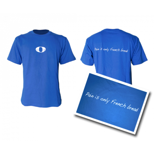 Blue Pain is Only French Bread t-shirt (Male / Unisex)
